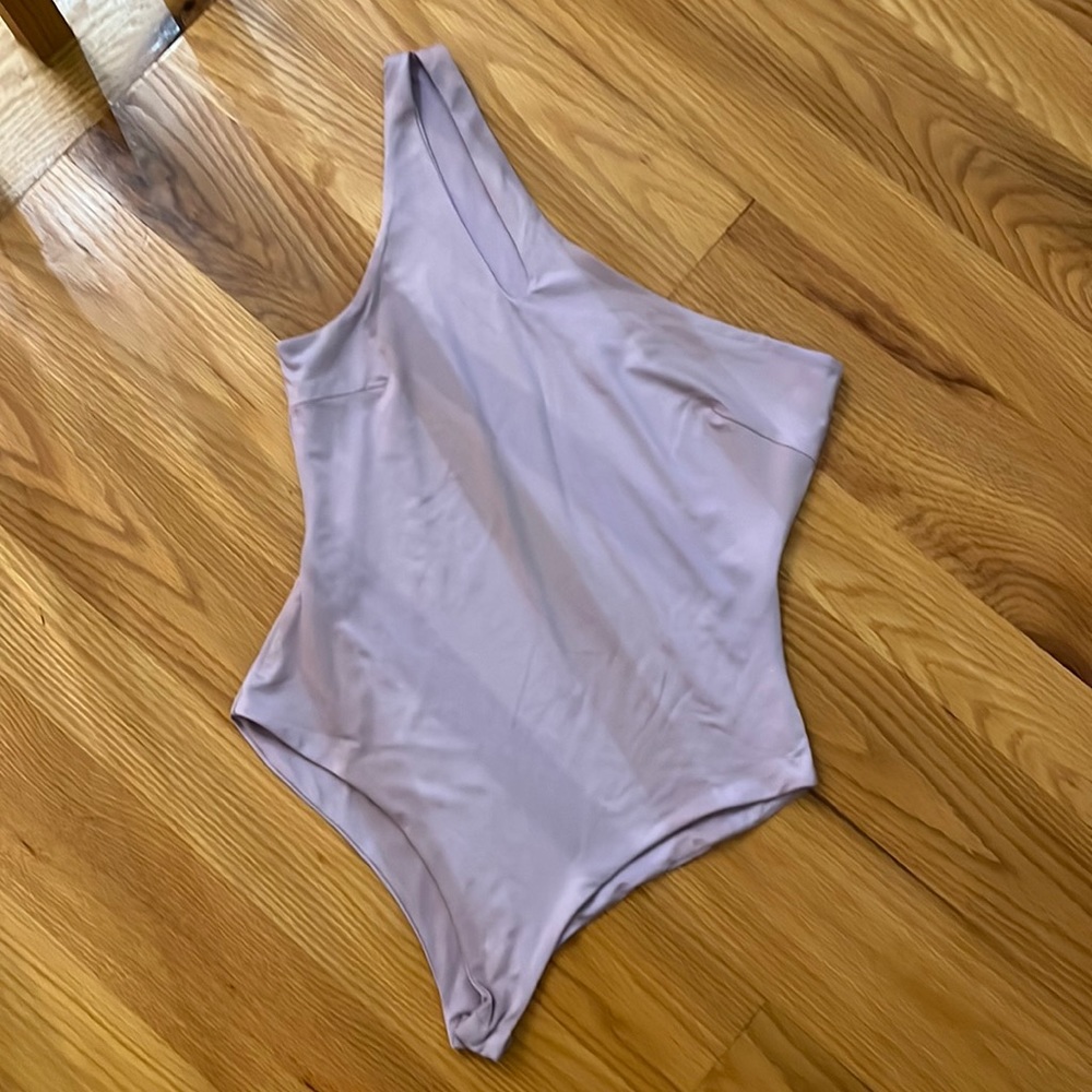 Purple Princess Polly one shoulder body suit
